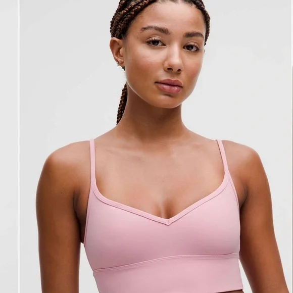 Lululemon Align Sweetheart Bra *Light Support, A/B Cup Pink Tide - Picture 3 of 9